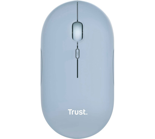 Миша Trust Puck Rechargeable Ultra-Thin BT WL Silent Blue (24126)