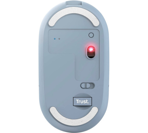 Миша Trust Puck Rechargeable Ultra-Thin BT WL Silent Blue (24126)