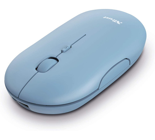 Миша Trust Puck Rechargeable Ultra-Thin BT WL Silent Blue (24126)