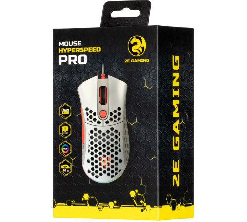 Ігрова миша 2E GAMING HyperSpeed Pro RGB Retro white (2E-MGHSPR-WT)