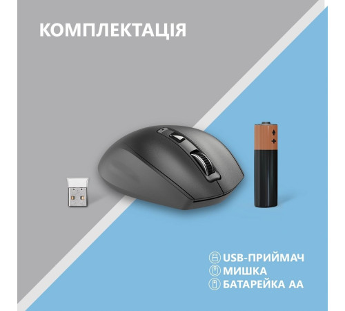 Миша 2E MF250 Silent WL Black (2E-MF250WBK)