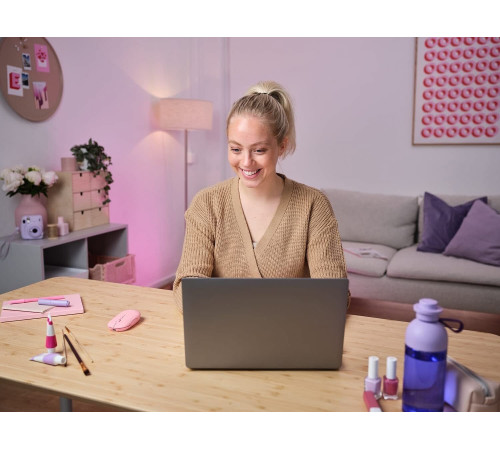 Миша Trust Puck Rechargeable Ultra-Thin BT WL Silent Pink (24125_TRUST)