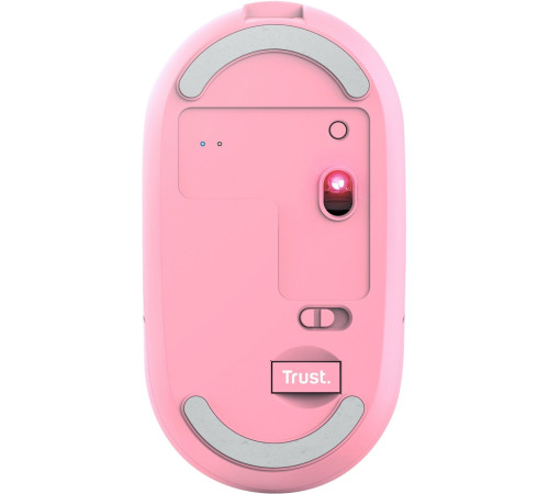 Миша Trust Puck Rechargeable Ultra-Thin BT WL Silent Pink (24125_TRUST)