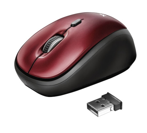 Мышь Trust Yvi WL RED (19522)