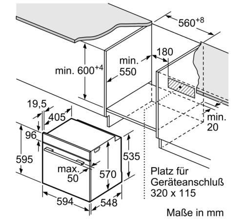 Духова шафа Bosch HBJ517YB0R