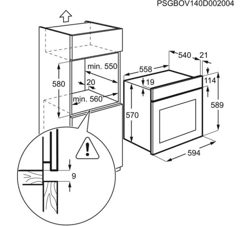 Духовой шкаф Electrolux OEF5C50Z