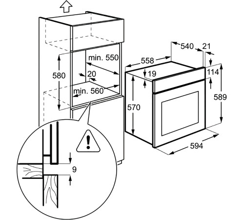 Духова шафа Electrolux OEF5E50V
