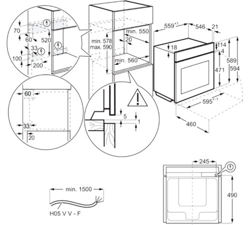Духовой шкаф Electrolux OKA9S31WZ