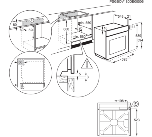 Духова шафа Electrolux OKC6P51X