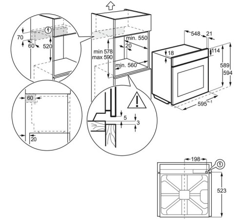 Духовой шкаф Electrolux OKC8H39WV