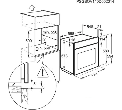 Духова шафа Electrolux OPEB2320V