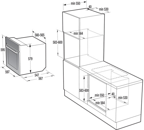 Духовка Gorenje BOP8737B