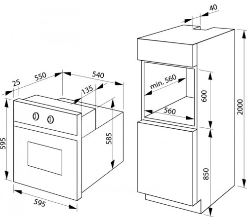 Духовка электрическая Hansa BOES68441