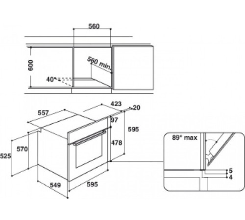 Духовка Indesit IFW6530BL