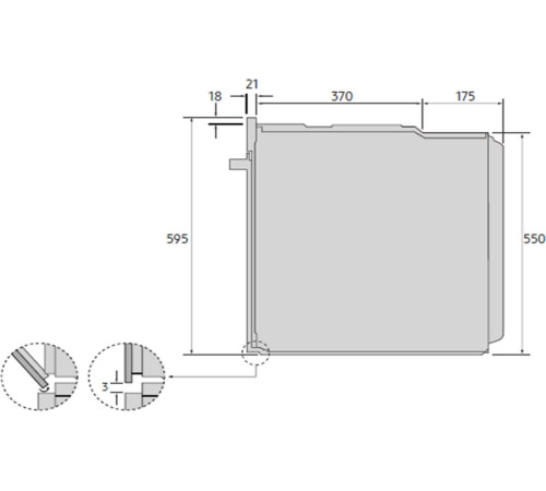 Духова шафа Samsung NV68R2340RS/WT