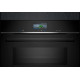 Духовой шкаф Siemens HM736G1B1 электрический, 67л, A, дисплей, конвекция, пиролиз, ф-ция СВЧ, черный