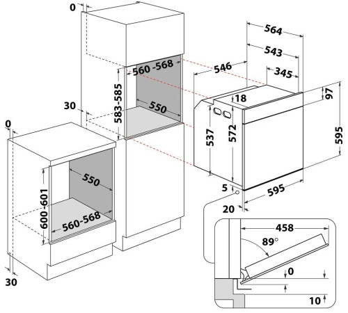 Духова шафа Whirlpool AKZ96240NB