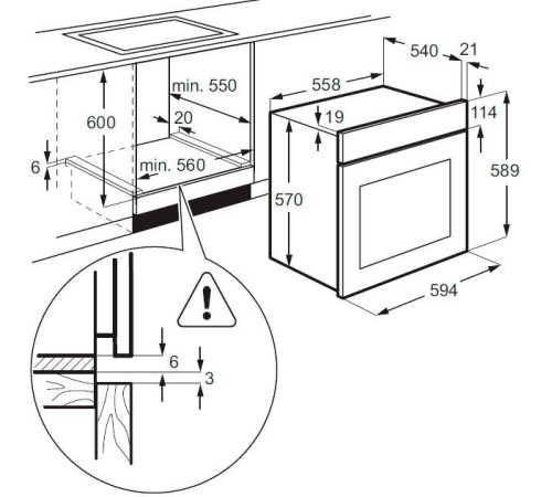 Духовой шкаф Zanussi OPZB4210B