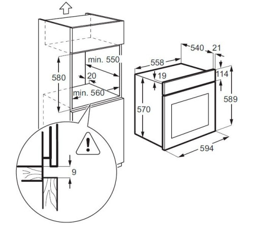 Духовой шкаф Zanussi OPZB4210B