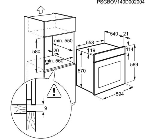 Духовой шкаф Zanussi ZZB510401W