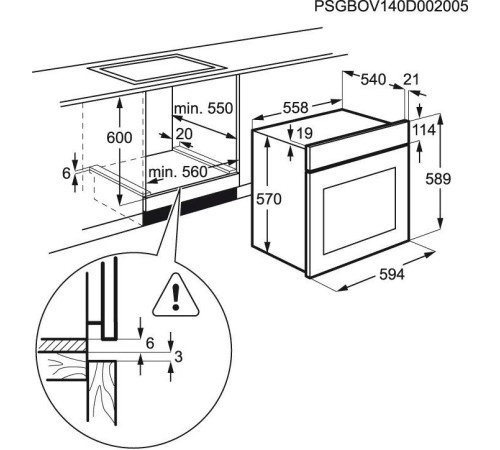 Духовой шкаф Zanussi ZZB510401W