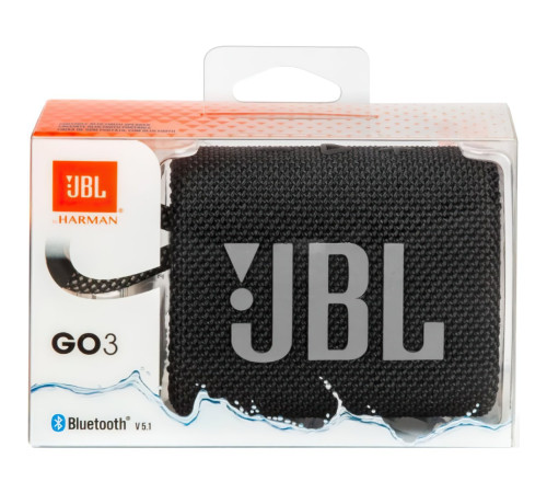Портативна акустика JBL GO 3 Black (JBLGO3BLK)