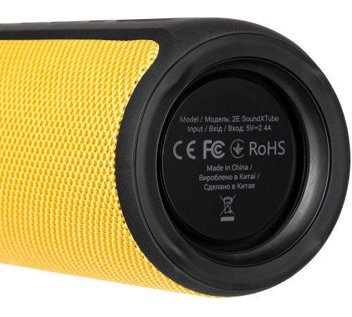 Портативна акустика 2E SoundXTube Yellow (2E-BSSXTWYW)