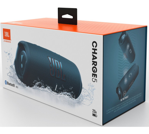Портативна акустика JBL Charge 5 Blue (JBLCHARGE5BLU)