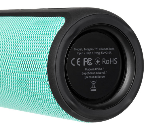 Портативна акустика 2E SoundXTube Turquoise (2E-BSSXTWTQ)