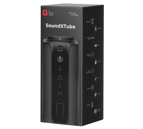 Портативна акустика 2E SoundXTube Black (2E-BSSXTWBK)