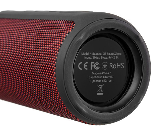 Портативная акустика 2E SoundXTube Red (2E-BSSXTWRD)