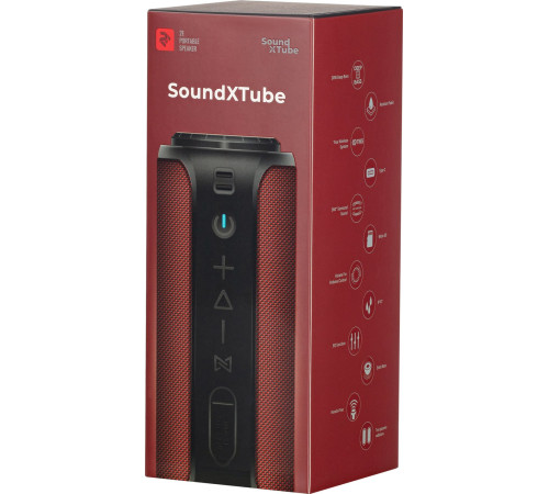 Портативная акустика 2E SoundXTube Red (2E-BSSXTWRD)