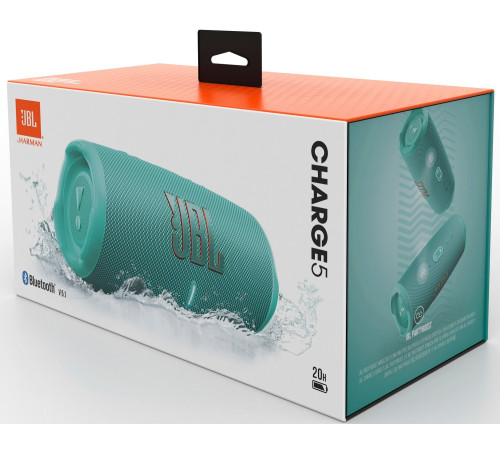 Портативна акустика JBL Charge 5 Teal (JBLCHARGE5TEAL)