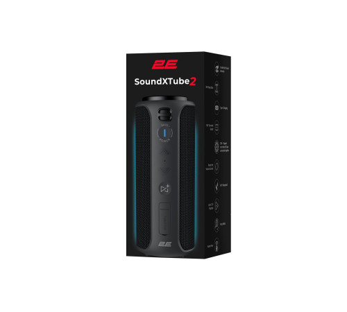 Портативна акустика 2E SoundXTube 2 Black (2E-BSSXT2WBK)