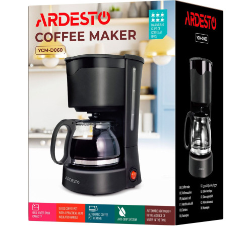 Кофеварка Ardesto YCM-D060