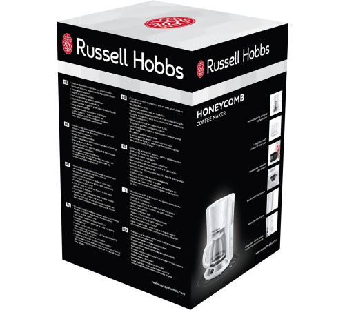 Кофеварка Russell Hobbs 27010-56 Honeycomb White