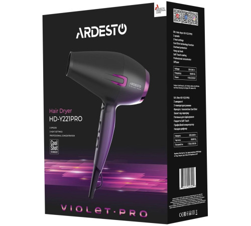 Фен Ardesto HD-Y221PRO
