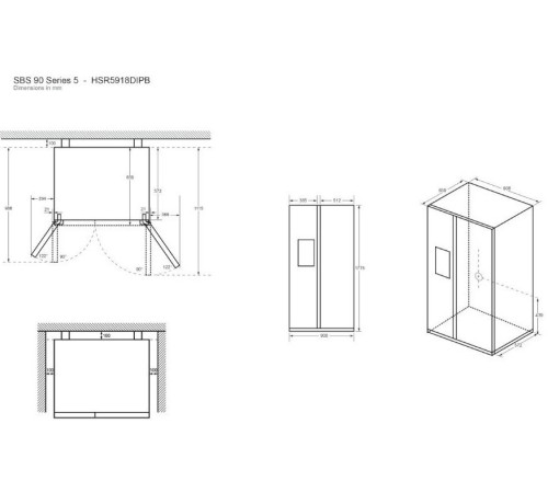 Холодильник Haier HSR5918DIPB