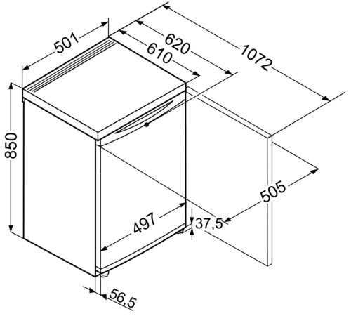 Холодильник однокамерный Liebherr TB1400
