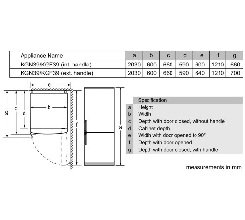 Холодильник Bosch KGN39VW316