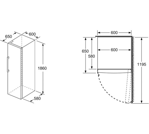 Морозильная камера BOSCH GSN36VL30U
