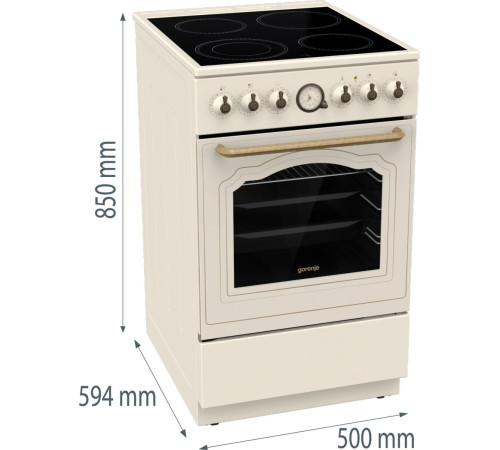 Плита электрическая Gorenje GECS5B70CLI