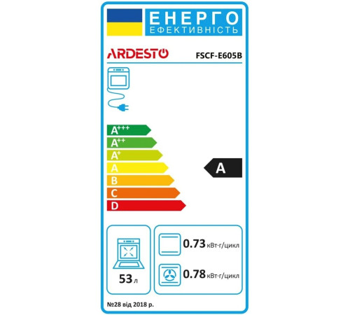 Плита электрическая Ardesto FSCF-E605B