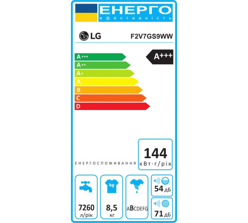 Пральна машина LG F2V7GS9WW