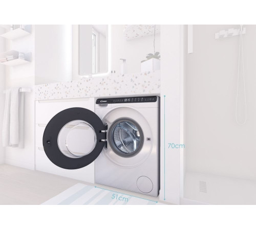 Пральна машина Candy CW50-BP12307-S