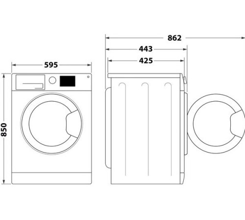 Стиральная машина Indesit OMTWSA61053WKEU