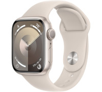 Смартгодинник Apple Watch Series 9 GPS 41mm Starlight Aluminium Case with Starlight Sport Band – S/M