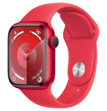 Смарт-часы Apple Watch Series 9 GPS 41mm (PRODUCT)RED Aluminium Case with (PRODUCT)RED Sport Band - S/M