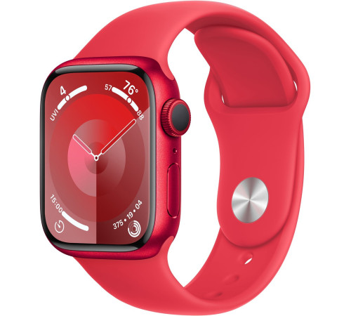 Смарт-часы Apple Watch Series 9 GPS 41mm (PRODUCT)RED Aluminium Case with (PRODUCT)RED Sport Band - M/L