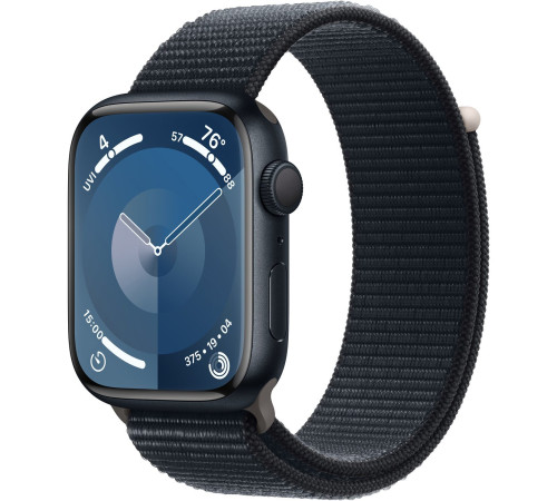 Смарт-часы Apple Watch Series 9 GPS 45mm Midnight Aluminium Case with Midnight Sport Loop